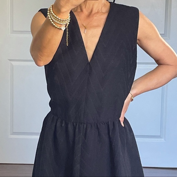 Maje Radiale Chevron Dress size 3 - Picture 3 of 10